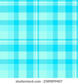 Vibrant aqua and pale blue plaid pattern.  Perfect for textile design, website backgrounds, or crafting projects.