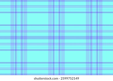 Vibrant aqua and periwinkle plaid pattern.  Perfect for textile design, website backgrounds, or crafting projects. This cheerful, seamless texture evokes feelings of summer and freshness.