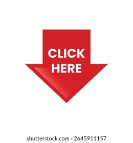 A vibrant, attention-grabbing graphic dominates the scene, featuring a large, downward-pointing arrow. 