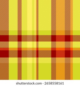 Patrón de cuadros otoñales vibrantes en amarillos cálidos, naranjas y rojos. Perfecto para el diseño textil, proyectos temáticos caídos, o añadir un toque de encanto rústico a su trabajo.