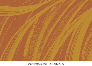Vibrant background with warm colors, distressed brush strokes. Modern art with retro vibes, grungy scratch composition. 