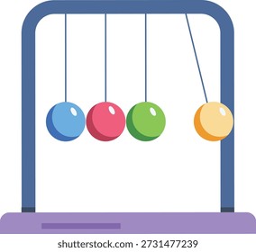Ein lebendiger Ball schwingt auf einfarbigem schwarzem Hintergrund und erzeugt einen auffälligen visuellen Kontrast.