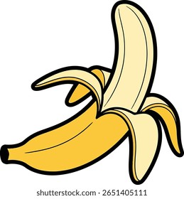 Arte vibrante da banana, frutas frescas, ilustração digital, design colorido, estilo gráfico, conceito moderno
