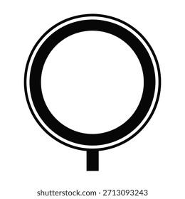 Un diseño de Anuncio vibrante con una señal de tráfico clara y audaz, que probablemente indique la dirección del tráfico o una advertencia. Su diseño utiliza un espectro de colores para una máxima visibilidad e impacto, adecuado para la publicidad.