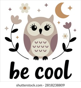 Vibrant Be Cool Cartoon