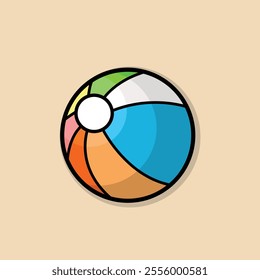 Vibrant Beach Ball for Summer Fun