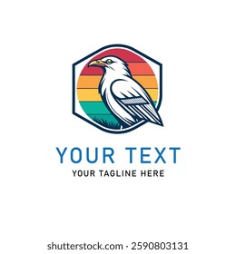 Vibrant Bird Logo Design Concept