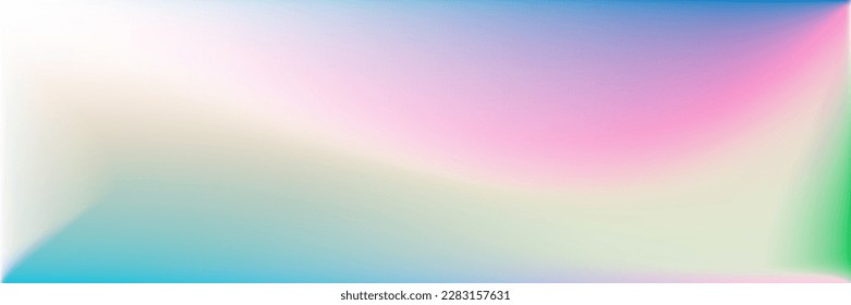 Vibrant Blank Wavy Gradient Mesh. Bright Water Colorful Wavy Gradient Mesh. Natural Office Background. Dark Rainbow Vivid Blurred Texture Illustration. Color Multicolor Horizontal Lines Backdrop.
