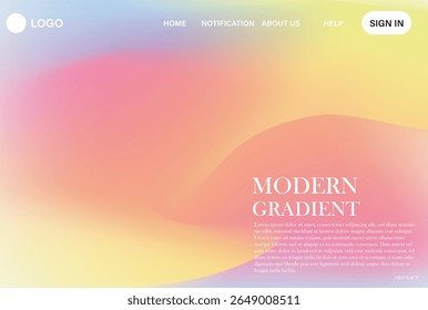 vibrant blend of pastel colors, creating a fluid, abstract design. Soft hues of peach, yellow, light green, and blue swirl together gradient.wallpaper for banner, poster, cover, flyer, presentation