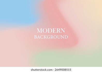 vibrant blend of pastel colors, creating a fluid, abstract design. Soft hues of peach, yellow, light green, and blue swirl together gradient.wallpaper for banner, poster, cover, flyer, presentation