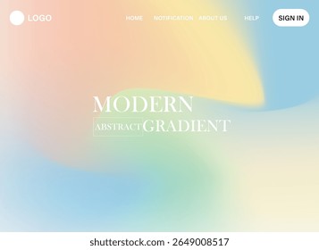 vibrant blend of pastel colors, creating a fluid, abstract design. Soft hues of peach, yellow, light green, and blue swirl together gradient.wallpaper for banner, poster, cover, flyer, presentation