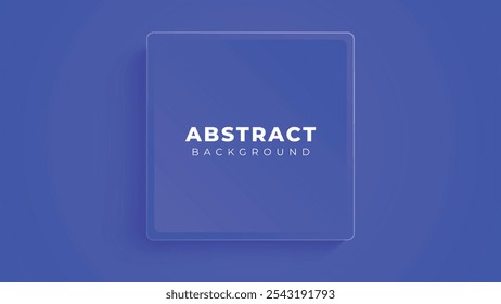 A vibrant blue abstract background featuring a central square rectangle shape, creating a modern and dynamic visual effect.