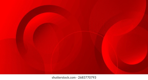 Fundo abstrato azul vibrante com círculos transparentes sobrepostos e gradientes fortes, criando um design moderno dinâmico e energético