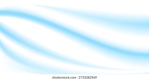 Fondo abstracto de ondas suaves borrosas azules vibrantes