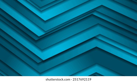 Vibrant blue corporate background with abstract geometric stripes. Vector design