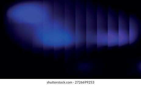 Eine lebendige blaue Flamme brennt intensiv auf einem Gasherd auf dunklem Hintergrund und erzeugt einen auffälligen Kontrast von Licht und Schatten