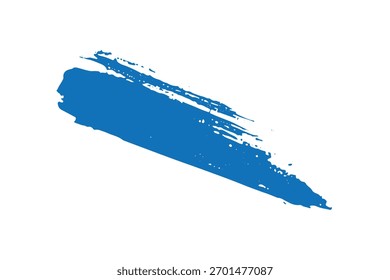 Pincelada de pintura azul vibrante con un acabado áspero y texturizado, creando un elemento de fondo dinámico y artístico. Ideal para proyectos de diseño, Anuncios y efectos de superposición creativos.