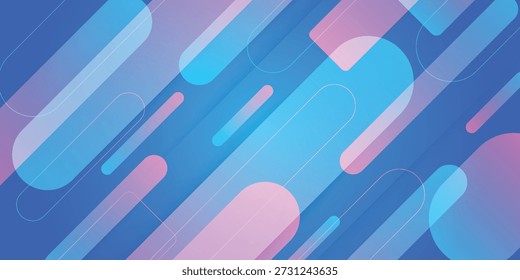 Fondo Abstractas Azul Y Púrpura Vibrante Con Formas Diagonales Y Acentos Rosados Para Proyectos Tecnológicos Y Creativos