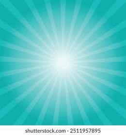"Vibrant blue sun burst, Background - Abstract"