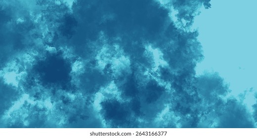 Vibrant Blue and Teal Haze Blending Seamlessly to Form a Calm Yet Dynamic Backdrop

