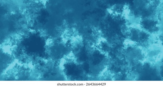 Vibrant Blue and Teal Haze Blending Seamlessly to Form a Calm Yet Dynamic Backdrop

