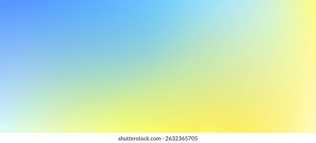 Vibrant blue and yellow gradient banner background with a smooth transition. Bright, modern, and eye-catching design perfect for ads, web headers, and creative layouts.