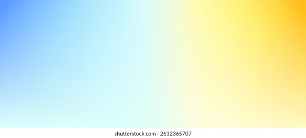 Vibrant blue and yellow gradient banner background with a smooth transition. Bright, modern, and eye-catching design perfect for ads, web headers, and creative layouts.