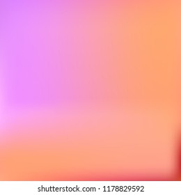 Vibrant blur iridescent design. Abstract halftone blurred background gradient design texture. Smooth colored blur backdrop. Smooth colors texture. Beautiful natural light. Foil holographic design