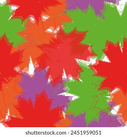 Vibrant boho print.   Marble pattern with floral background.