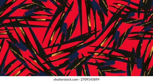 Motivos geométricos vibrantes de patrón sin fisuras boho-étnicas. Diseño de tela colorido, retro-futurista con textura grunge. Perfecto para la moda, la decoración o las obras de arte audaces. Ilustración vectorial