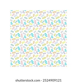 Vibrant Botanical Seamless Pattern Design