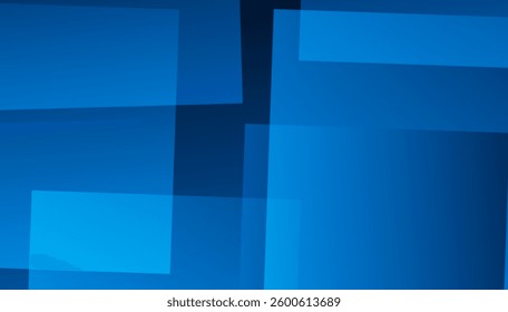 Vibrant bright blue geometric background featuring a dynamic composition of square shapes. The modern and abstract design makes it ideal for branding, digital artwork, and web design.