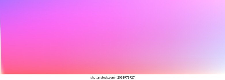 Vibrante Brillo Desenfocado Deslumbramiento Multicolor Luz Horizontal Gradiente Fondo de malla. Imagen de diseño de degradado Vivid de Sunrise Sky Clean White. Colorido Color Sunset Agua Agua Suave Pastel Fondo del cielo.