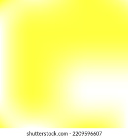 Vibrant Bright Spotlight Vivid Gradient Mesh. Trendy Light Watercolor Smooth Gradient Background. Lemon Color Fashion Multicolor Blurry Wallpaper. White Liquid Vector Yellow Neon Smooth Surface.
