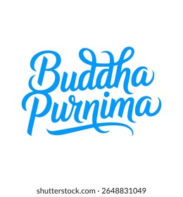 Vibrant Buddha Purnima typography design featuring colorful text art. Perfect for spiritual, religious, and festive use in posters, banners, social media, and celebration graphics.