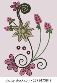 Vibrant, captivating flower illustration capturing nature's beauty. Ideal for designs, decor, and artistic compositions needing floral elegance.
