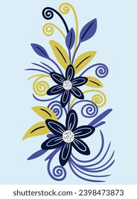 Vibrant, captivating flower illustration capturing nature's beauty. Ideal for designs, decor, and artistic compositions needing floral elegance.