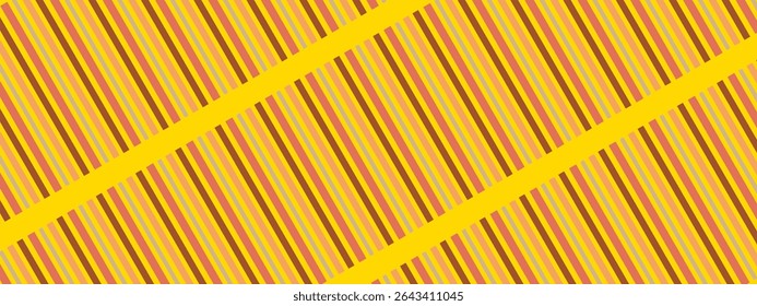 A vibrant and cheerful background featuring a pattern of diagonal stripes in a warm color palette.