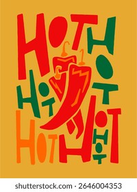 Vibrant chili pepper art for food lovers, Latin-style designs, or eye-catching prints.