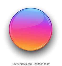 Vibrant circular design with a gradient color scheme