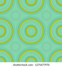 Vibrant circular large scale seamless pattern, abstract colorful background, texture.