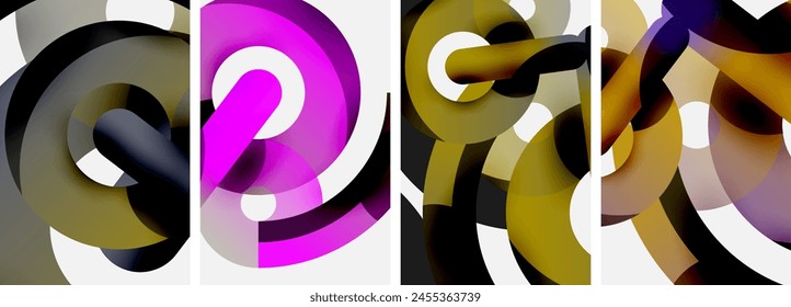 A vibrant collage of swirls in purple, violet, magenta, and other colors forms the letter C in the center. Its a blend of art, entertainment, and musical instruments in a creative font design