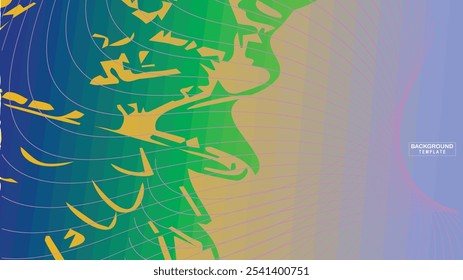 A vibrant collection of abstract background templates with flowing wave patterns, combining colorful shades. These backgrounds exude energy and movement, making them ideal for modern designs.