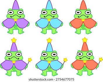 A vibrant collection cartoon