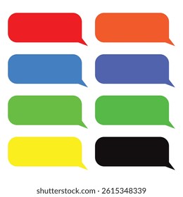 A vibrant collection of colorful speech bubbles, symbolizing communication, messaging, and dialogue in a digital world.