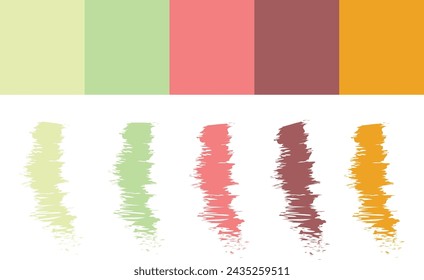 vibrant color background set. color banner collection. Color Pantone. Trend Colour Guide Palette Catalog