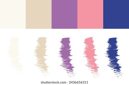 vibrant color background set. color banner collection. Color Pantone. Trend Colour Guide Palette Catalog