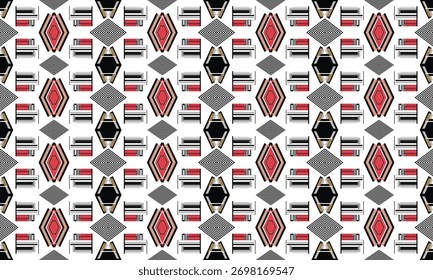 Design de padrão contínuo do bloco de cores vibrantes