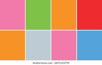 Vetor de padrão geométrico abstrato de blocos de cores vibrantes