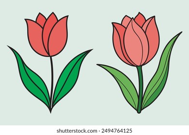 Vibrant Color Floral Art: Beautifully Detailed Illustrations of Blooming 
Flowers for Dynamic and Lively Designs.
